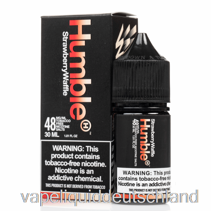 Erdbeerwaffel - Bescheidene Salze - 30 Ml 48 Mg Vape Deutschland